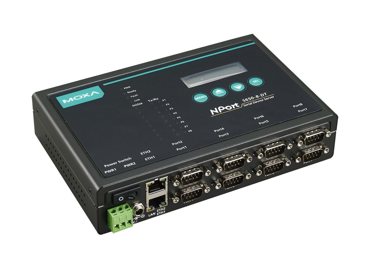 Серверное оборудование Moxa NPort 5650I-8-DT