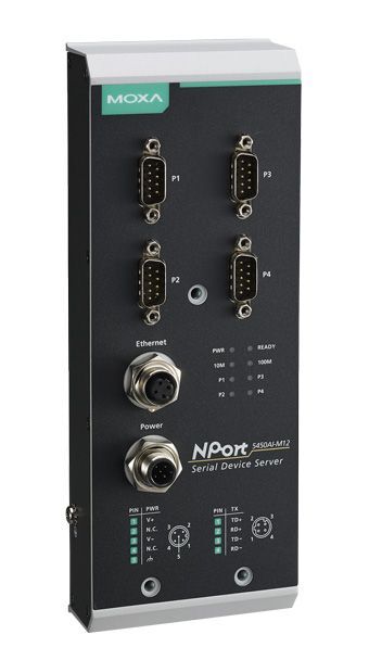 Серверное оборудование Moxa NPort 5450AI-M12-T