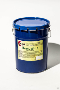 Эмаль МЛ-12 масляно-стирольная для окраски и защиты поверхностей СибЛКЗ 
