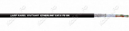 Кабель ETHERLINE® Cat.5 FD BK