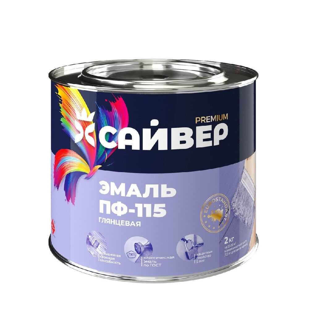 Эмаль ПФ-115 САЙВЕР какао 0,8 кг