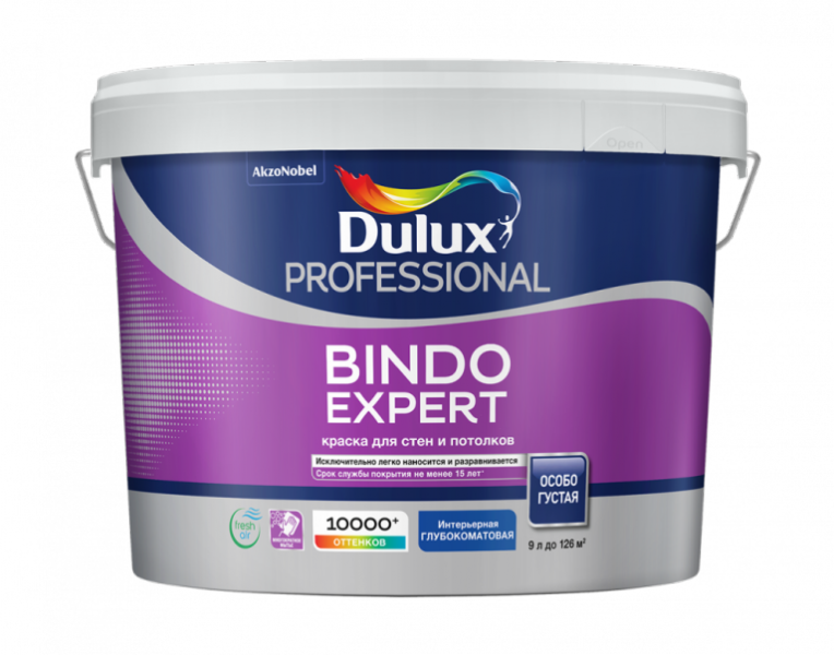 Краска Dulux Pro Bindo Expert BС 9 л глубокомат 5322627