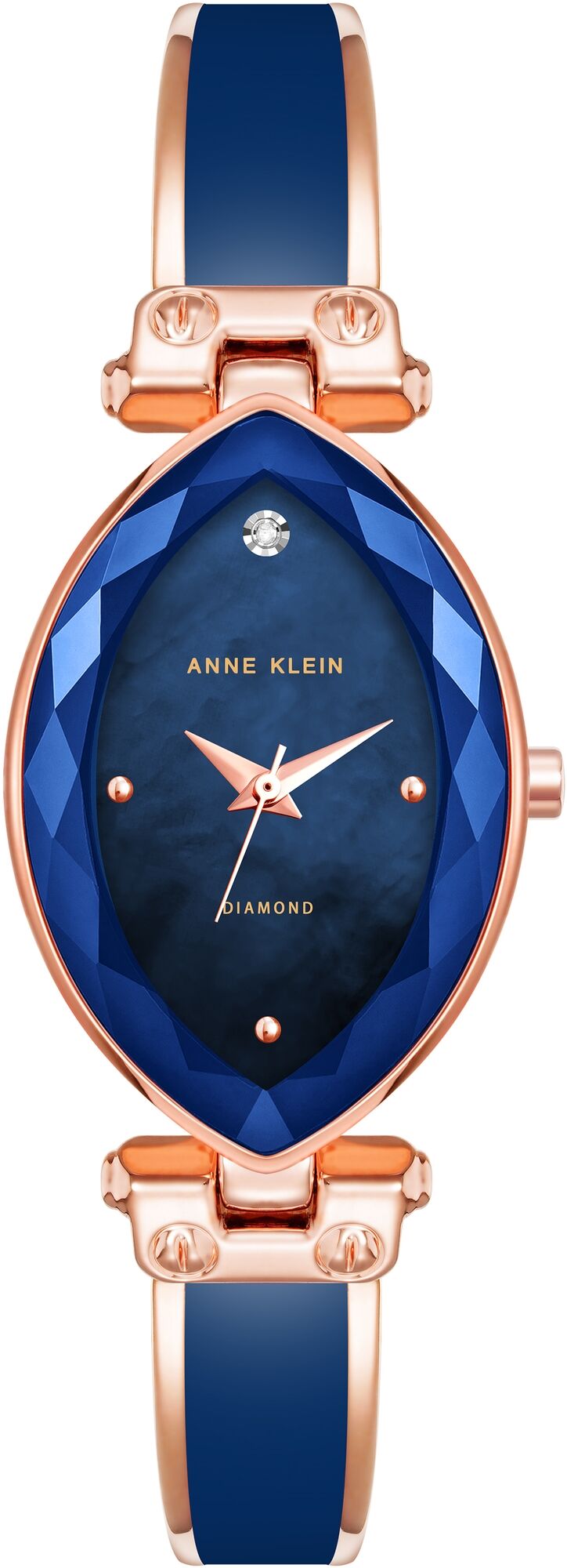 Женские наручные часы Anne Klein Diamond Dial 4018NVRG