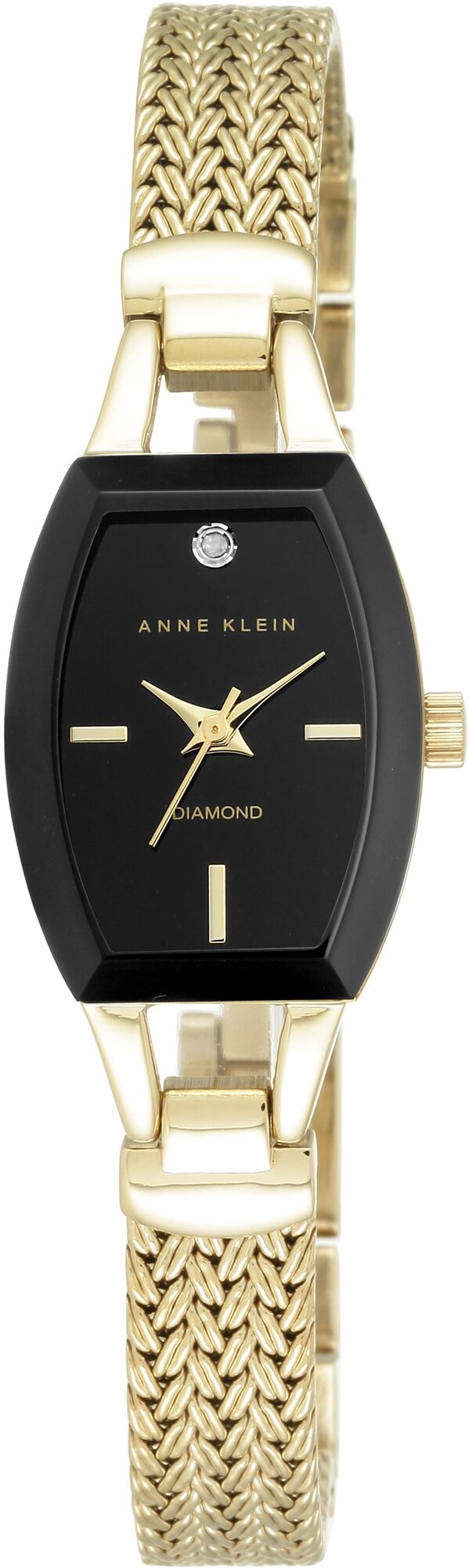 Женские наручные часы Anne Klein Diamond Dial 2184BKGB