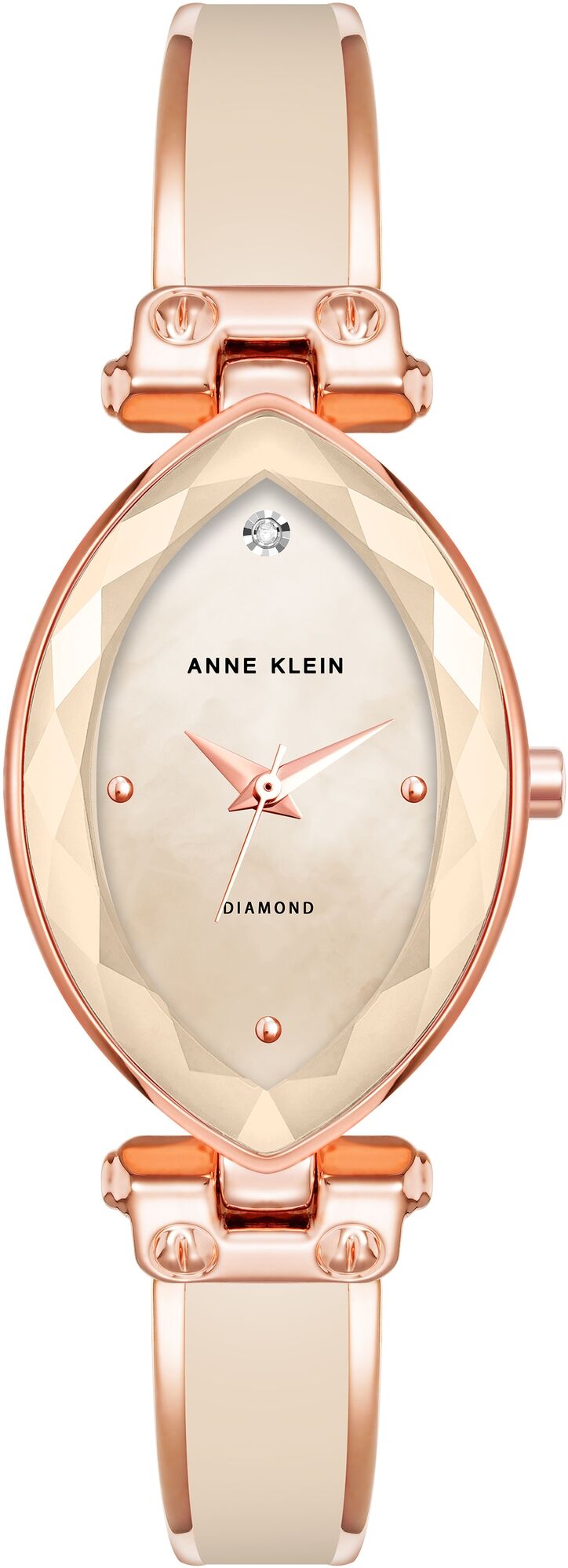 Женские наручные часы Anne Klein Diamond Dial 4018BHRG