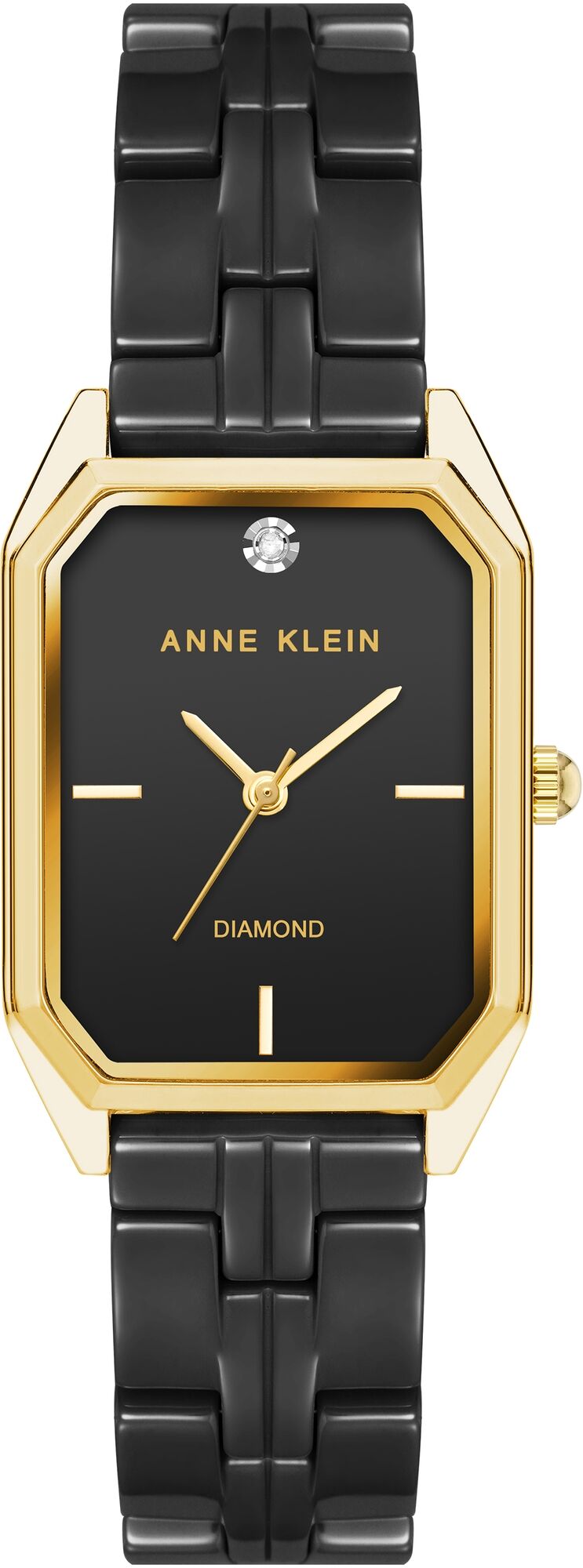 Женские наручные часы Anne Klein Ceramic Diamond 4034GPBK
