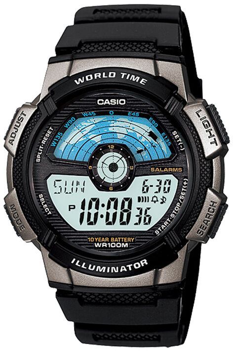 Мужские часы Casio Digital AE-1100W-1A