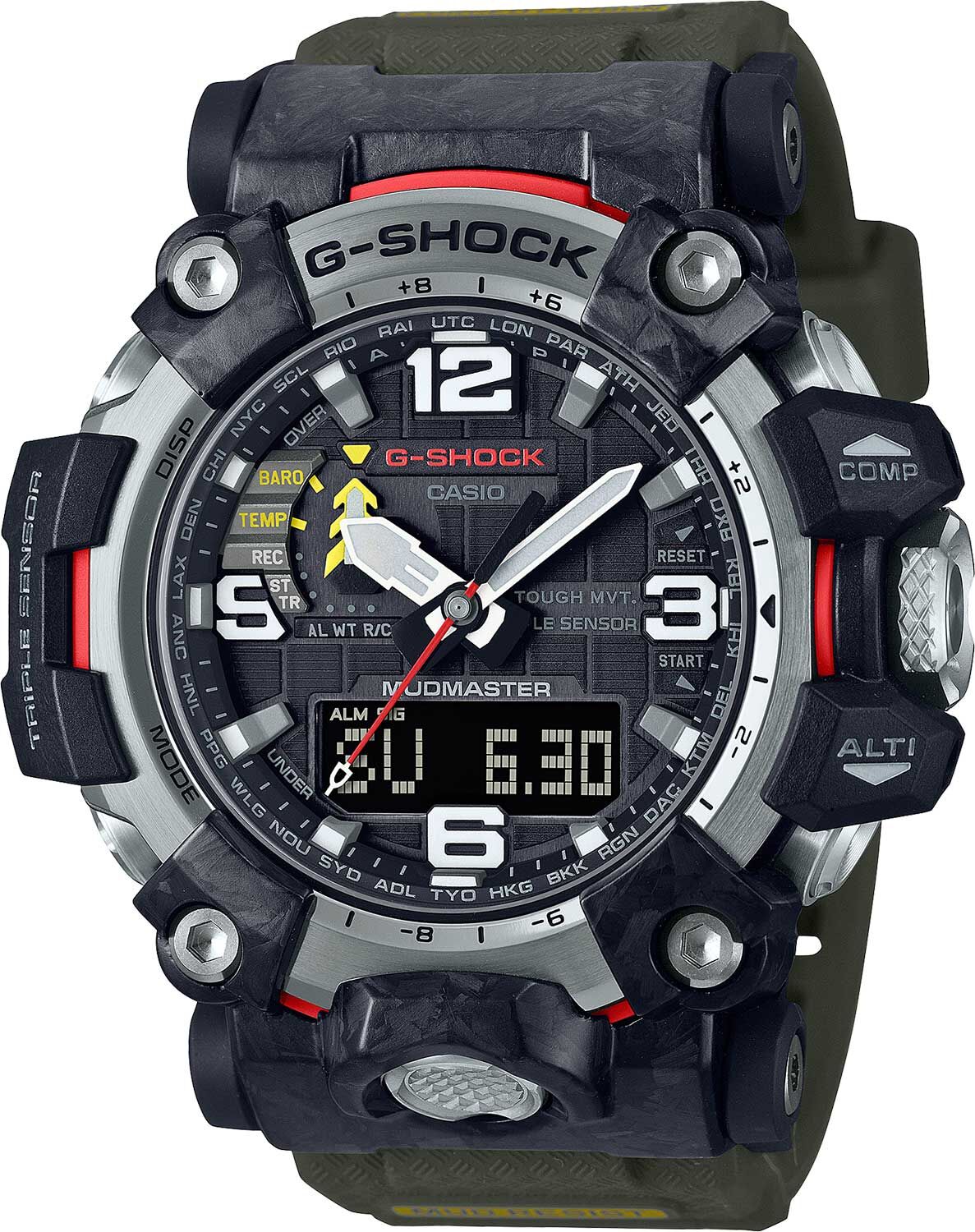 Мужские часы Casio G-Shock Mudmaster GWG-2000-1A3