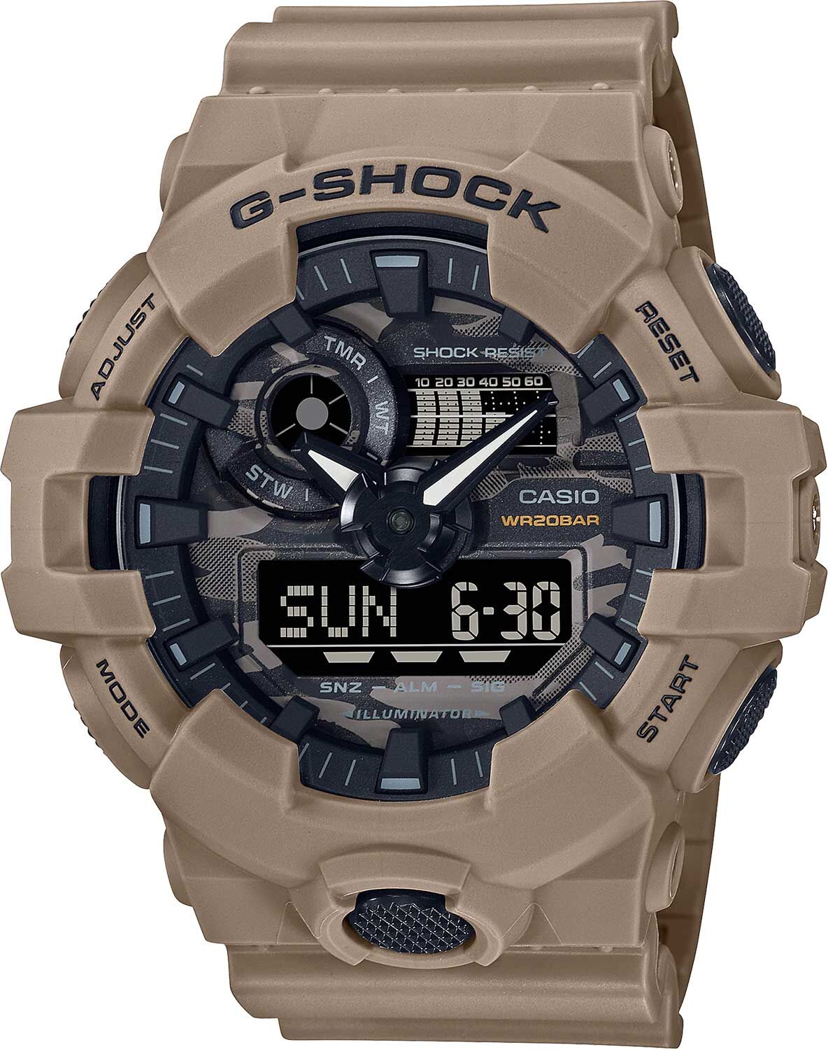 Мужские часы Casio GA-700CA-5A G-Shock