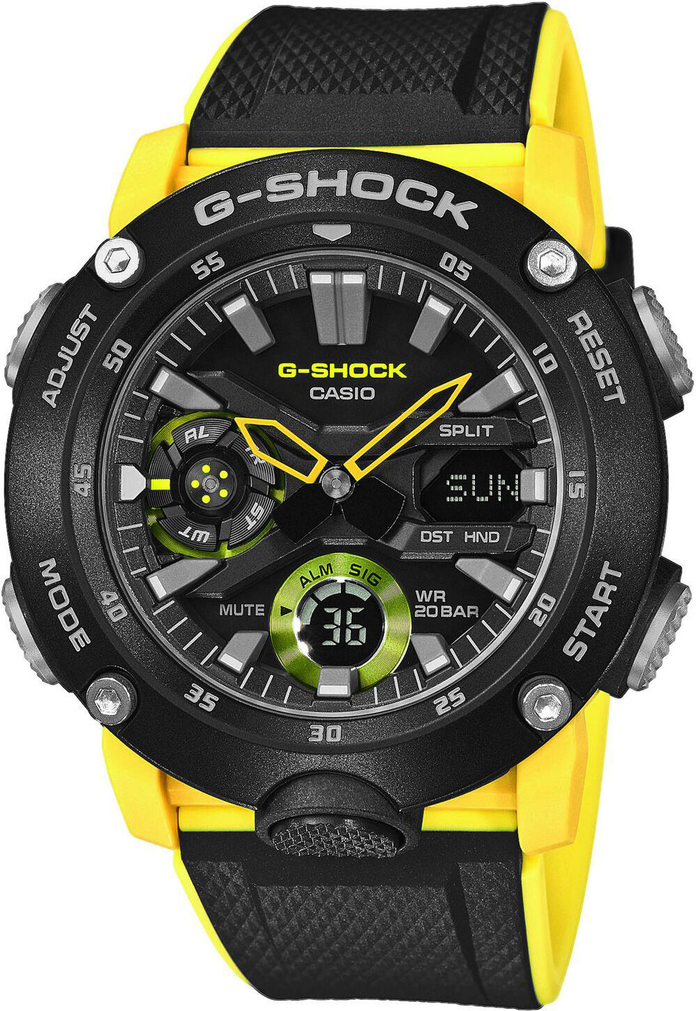 Мужские часы Casio G-Shock GA-2000-1A9