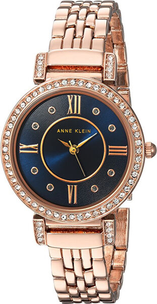 Женские часы Anne Klein Crystal Metals 2928NVRG
