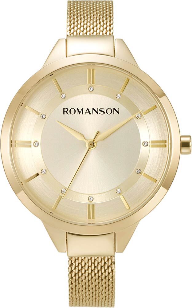 Женские часы Romanson RM 8A28L LG(GD)