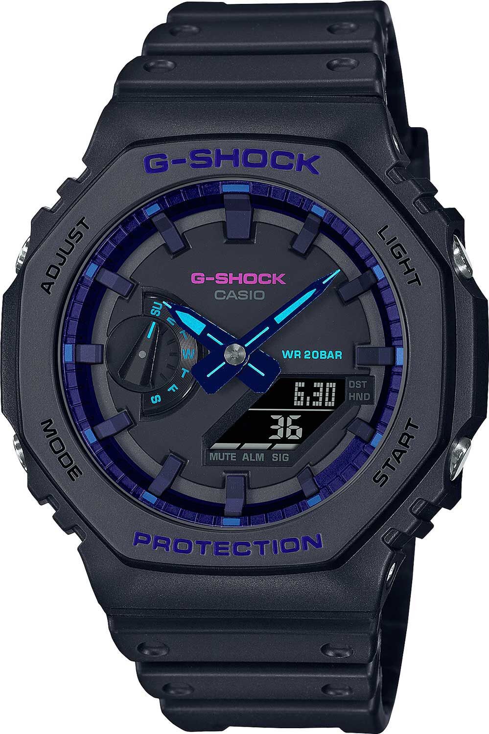 Мужские часы Casio G-Shock Virtual Blue GA-2100VB-1A
