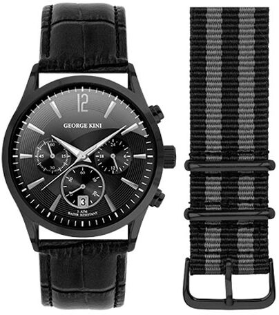 Мужские часы GEORGE KINI BLACK EDITION GK.17.B.5S.1.5.0
