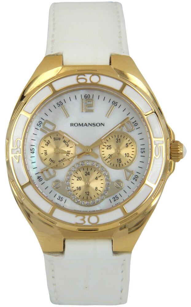 Женские часы Romanson Giselle RL0357U UG WH