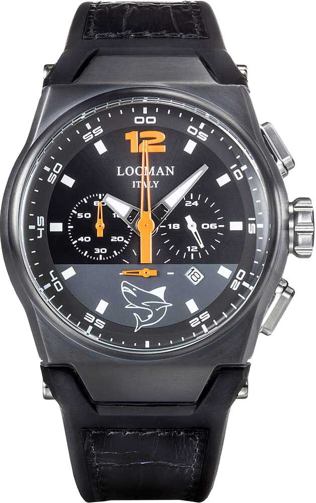 Мужские часы Locman mare chrono 0555K01S-BKBKORGPK