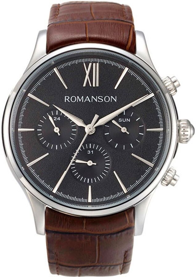 Мужские часы Romanson Adel TL 8A25F MW(BK)BN