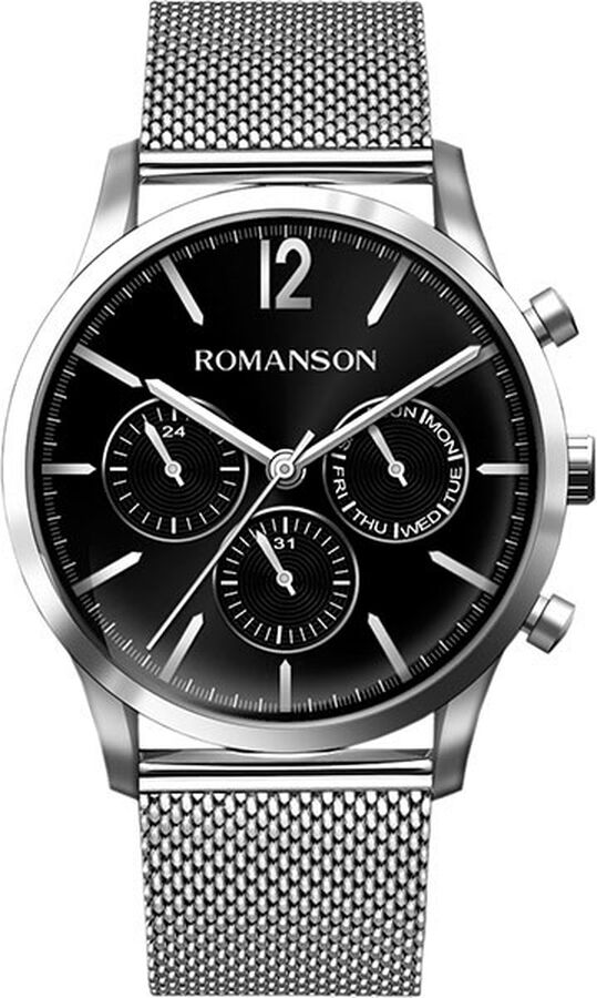 Мужские часы Romanson Adel TM 8A34F MW(BK)