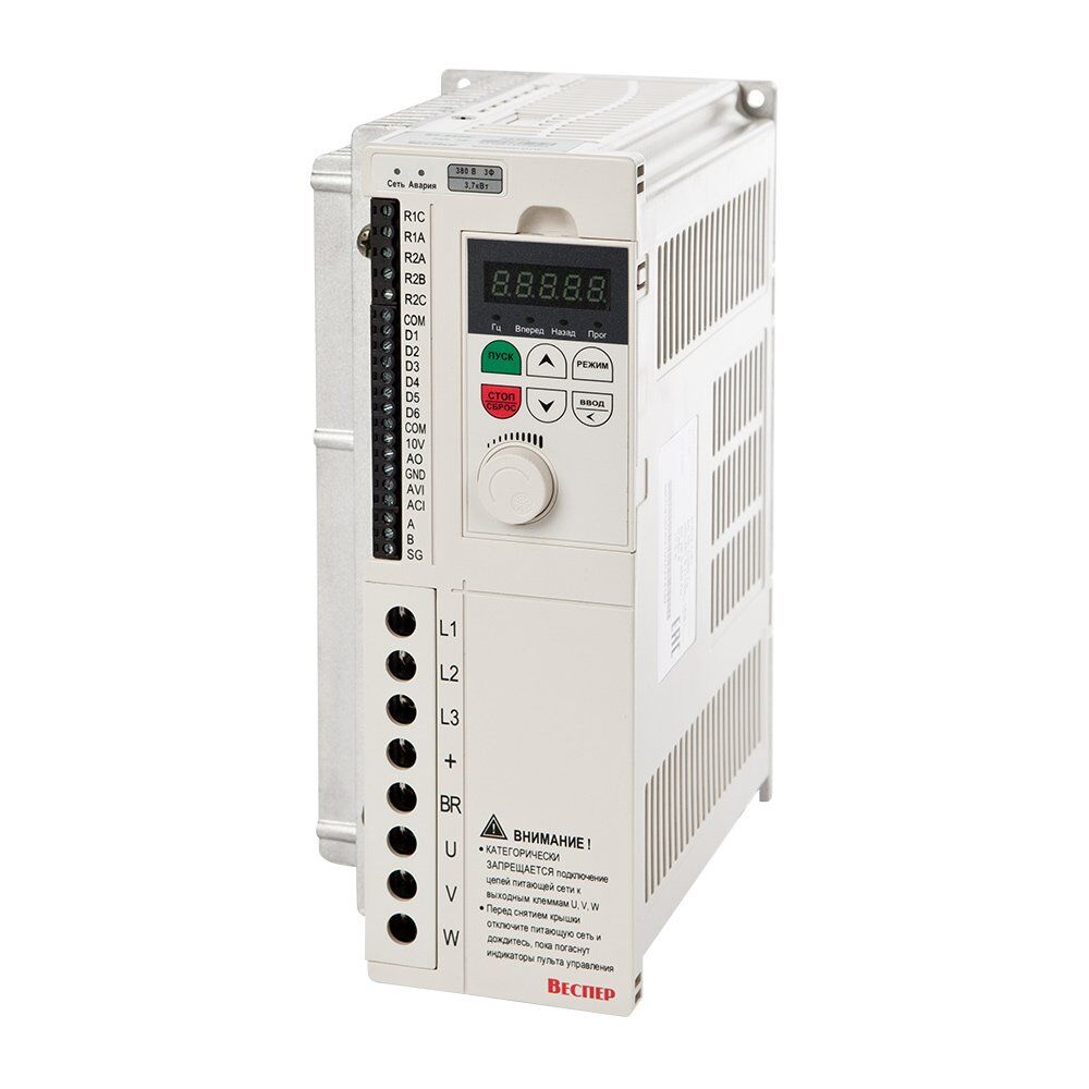 Векторный преобразователь частоты E4-8400-005H 3,7 кВт 380В Овен