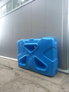 Бочка 2000 литров пластиковая прямоугольная для водоснабжения, водоочистки, дистилляции, осмоса #1
