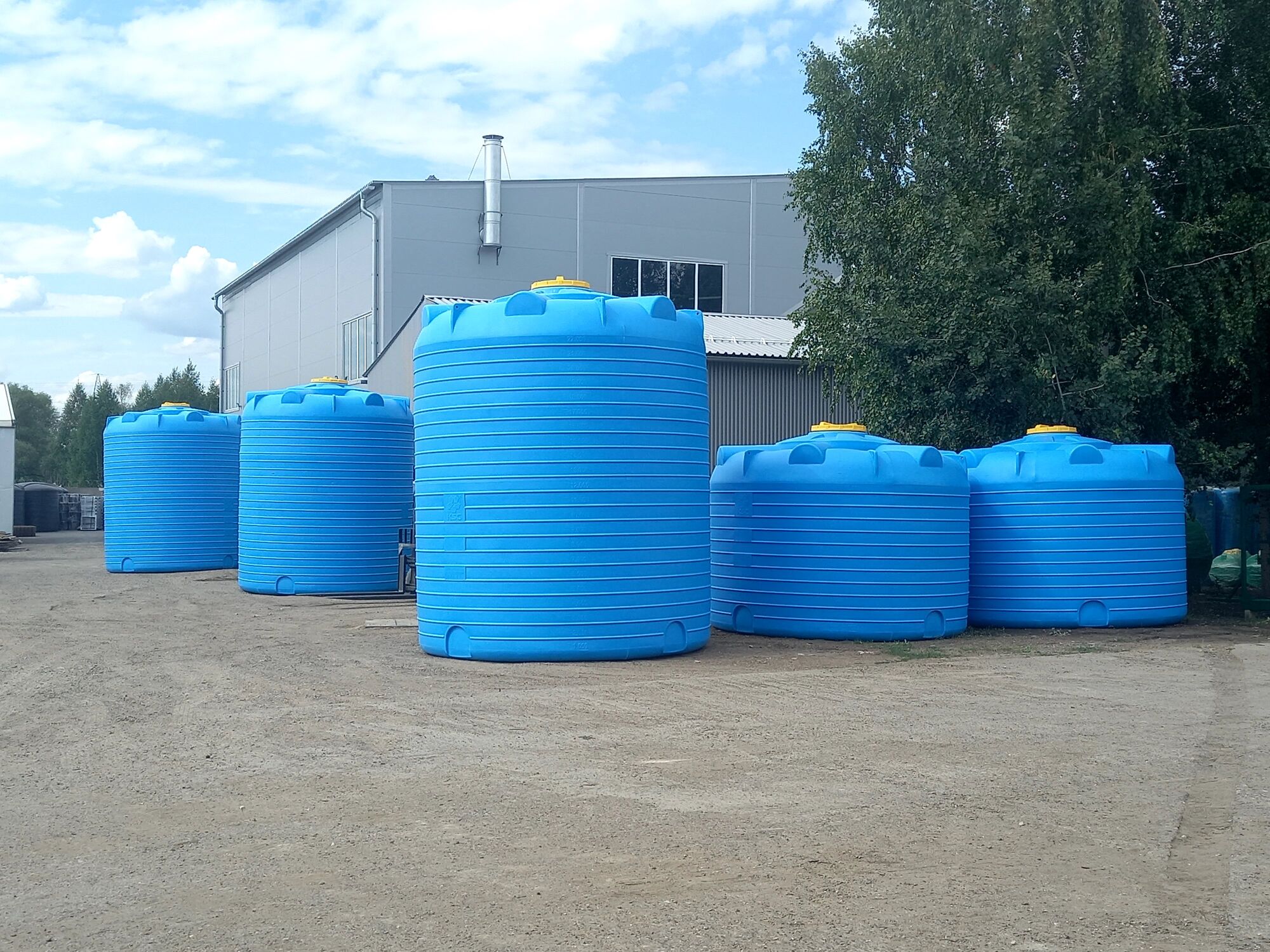 Накопительная емкость для воды 15000 литров (15 куб.м) для полива для СНТ, садоводческих товариществ 6