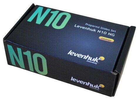 Набор готовых микропрепаратов Levenhuk N10 NG Научные игры, наборы для опытов