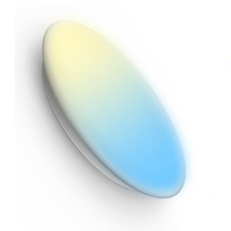 2060112, Умный светильник Gauss IoT Smart Home, 2 800лм, тёплый белый/белый