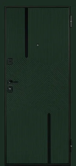 Входная дверь Пальмира, наполнитель минеральная плита Knauf + пенофол, тип коробки: закрытый, утепленный