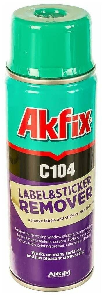 Очиститель наклеек Akfix C104, 200 мл