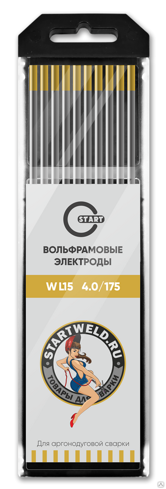 Вольфрамовый электрод WL 15 4,0/175 (золотой) WL1540175