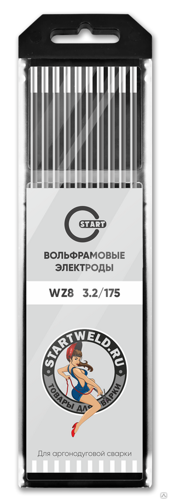 Вольфрамовый электрод WZ 8 3,2/175 (белый) WZ2032175