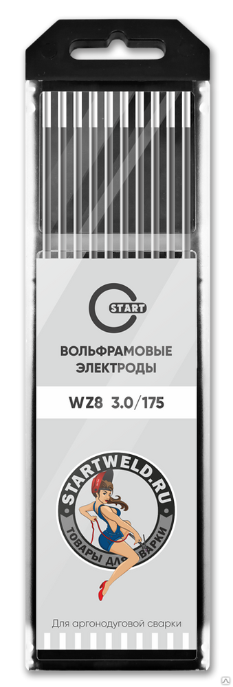 Вольфрамовый электрод WZ 8 3,0/175 (белый) WZ2030175