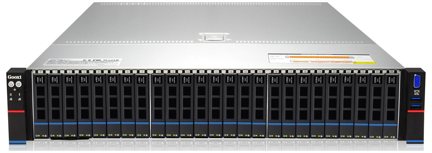 Серверная платформа Gooxi Gooxi SL201-D25RE 0.21.002.0406/2U/2x3647/ 24xDDR4-2933 RDIMM/LRDIMM/ 25x2.5",M.2