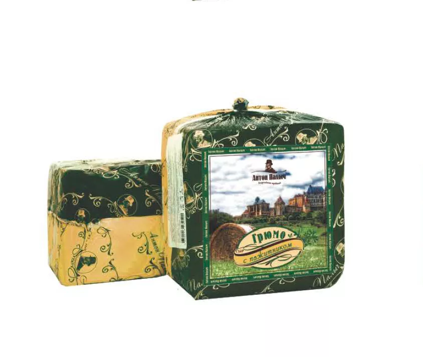 Сыр твердый с пажитником Грюмо Антон Палыч 45% 2 кг х 8 куб