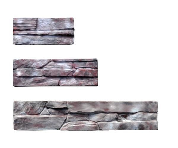 Облицовочный камень Скалистая гора 100х190х35 мм, серый