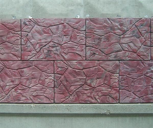 Фасадная плитка Унгельский камень 550х360х28 мм, серая