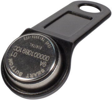 TANTOS TM1990A iButton TS - ключ Touch Memory TM1990A-F5 с пластиковым держателем чёрного цвета Разные производители