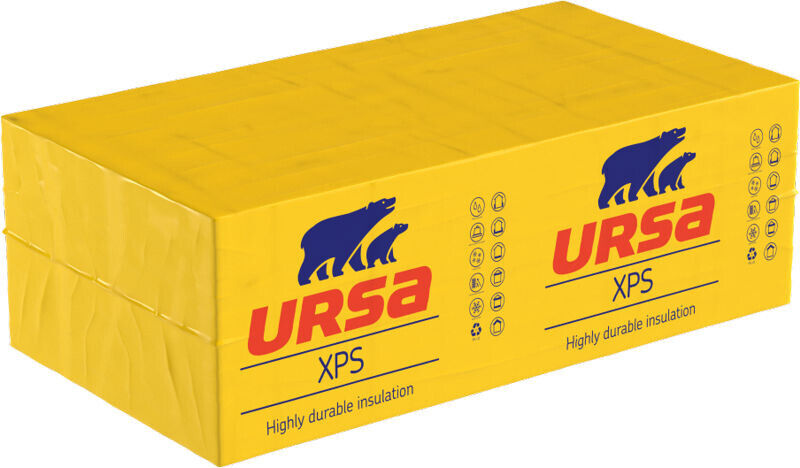 Экструзионный пенополистирол экструдированный Урсафоам URSA XPS 100*600-1180 0,2832м3 2,832м2