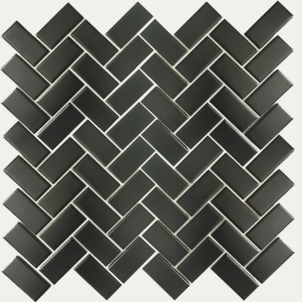 Мозаика Elada Mosaic. 2348TN209M (283x283x6 мм) черная матовая
