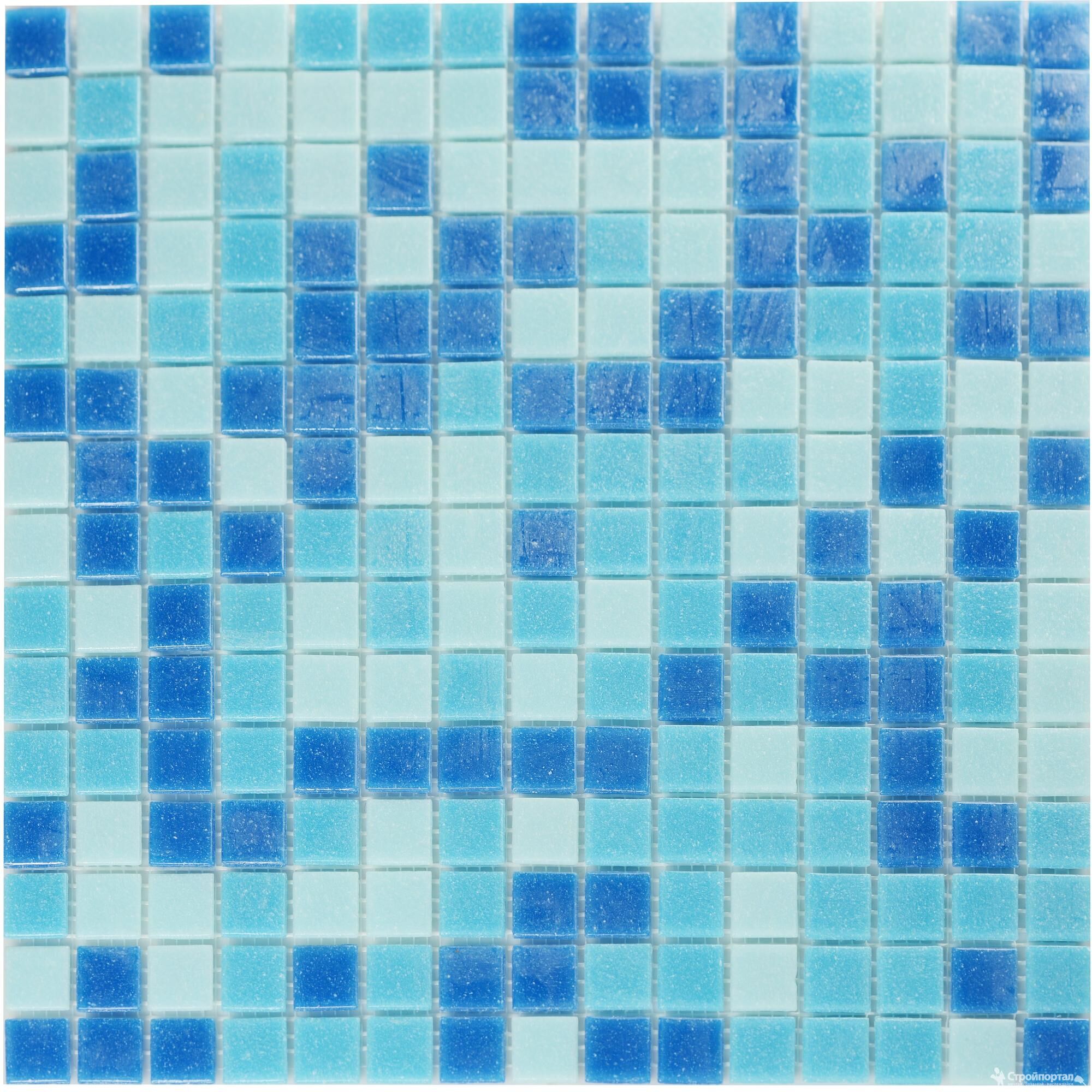 Мозаика Elada Mosaic. A32 (327x327x4 мм) темно-голубая