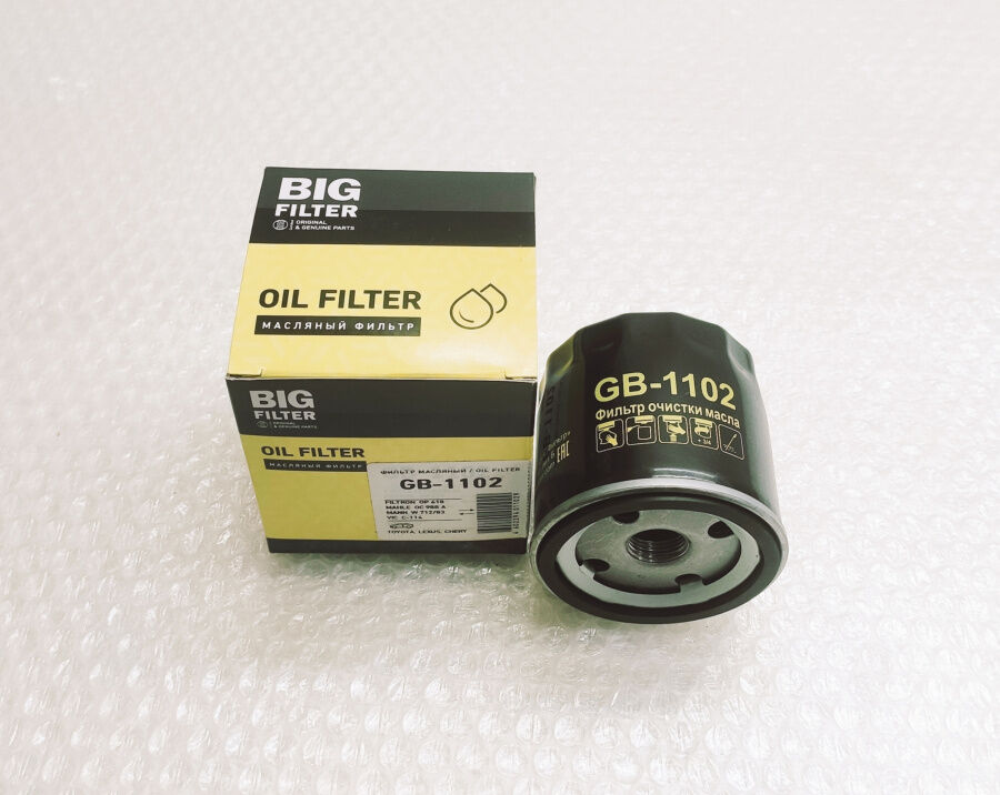 Фильтр масляный Big Filter GB-1102 Big Filter Chery Bonus, Very (A13)