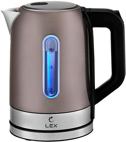 Чайник электрический LEX LX 30018-3, кофейный LX 30018-3 кофейный