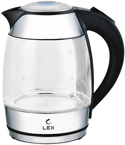 Чайник электрический LEX LX 3006-1, черный LX 3006-1 черный